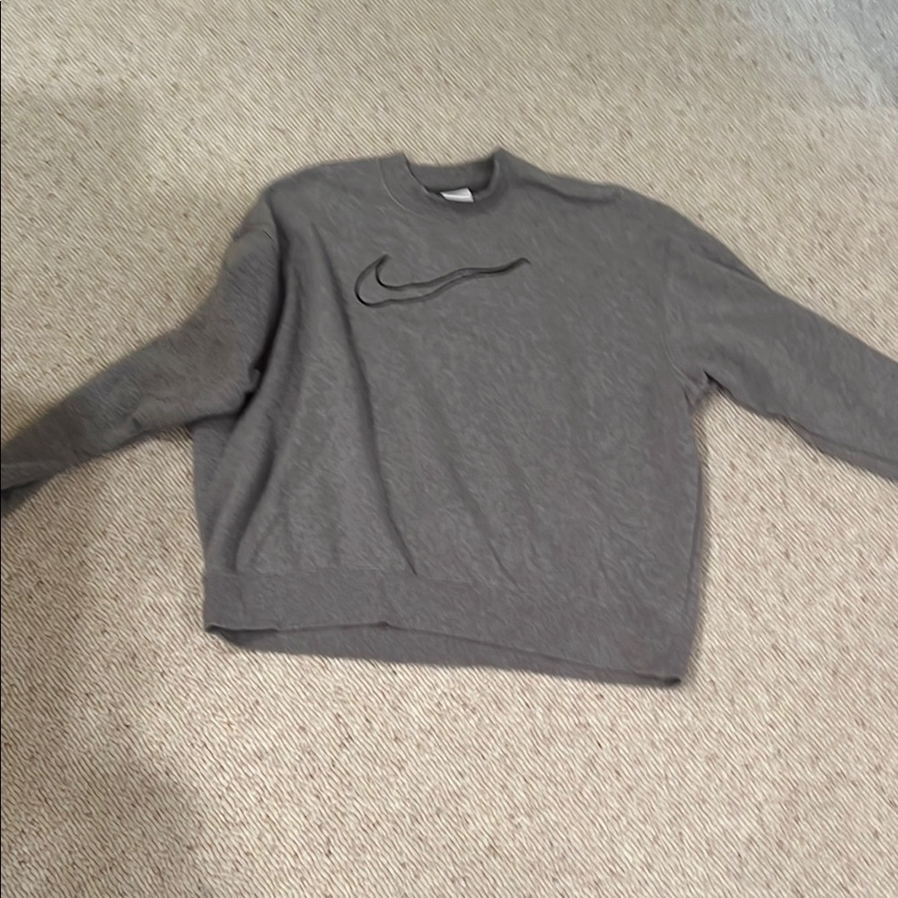 Nike womens dri fit Gray Sweater